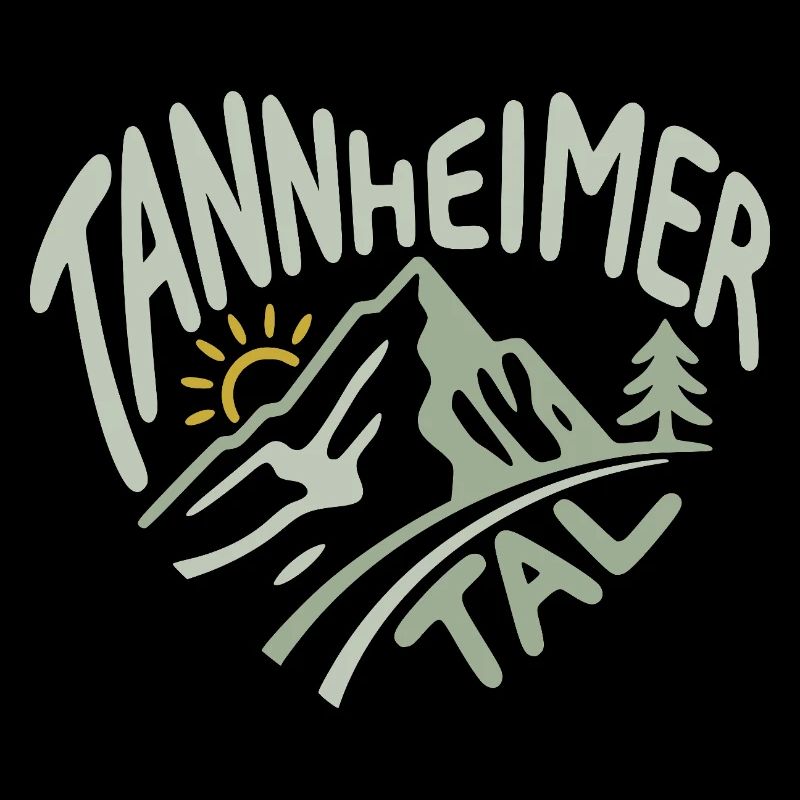 Tannheimer Tal Alpen Herz Panorama