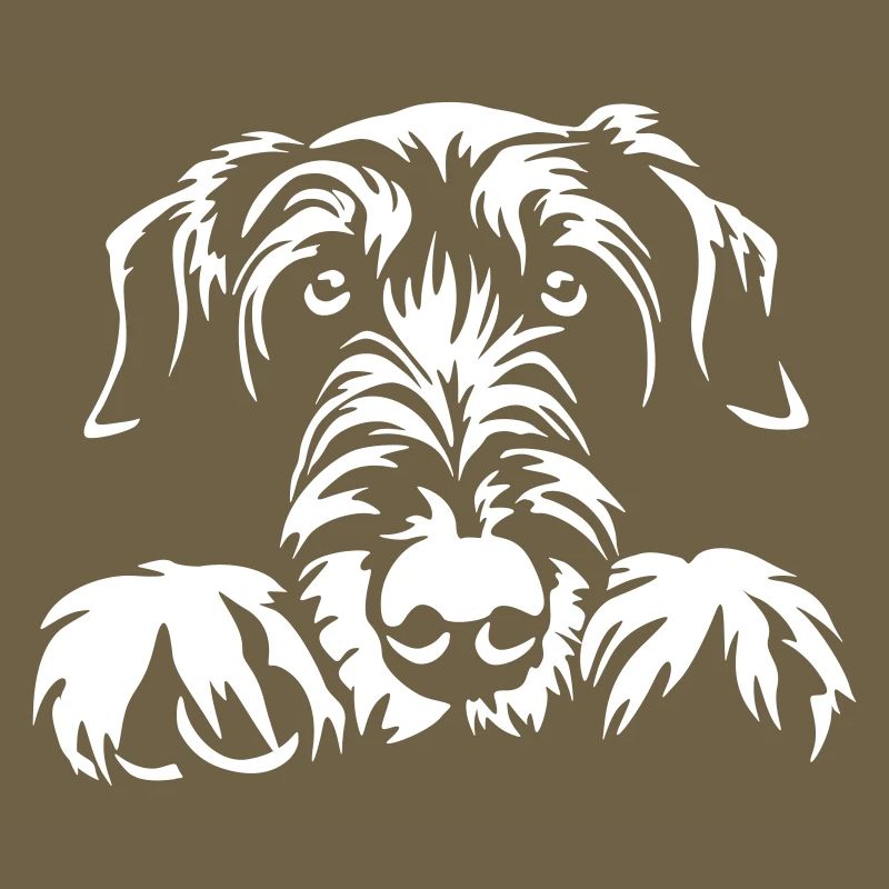 Irish Wolfhound Head "Black Edition"