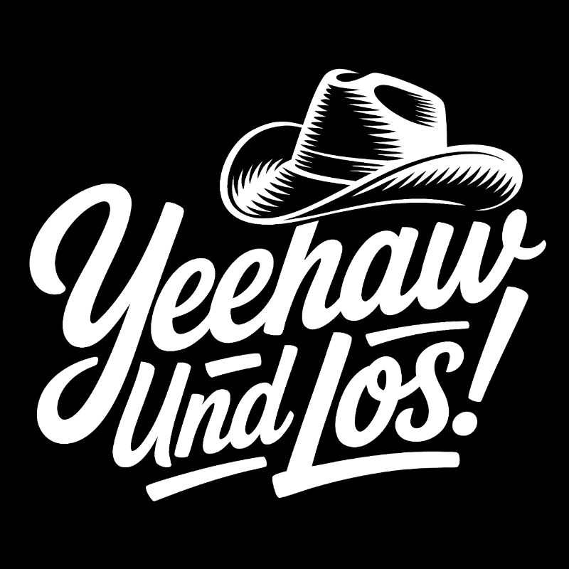 Yeahhaw Und Los! Cowboy Stil