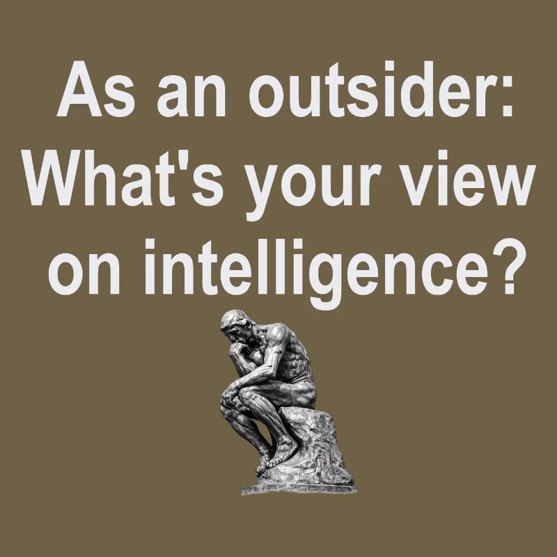 Outsider on Intelligence