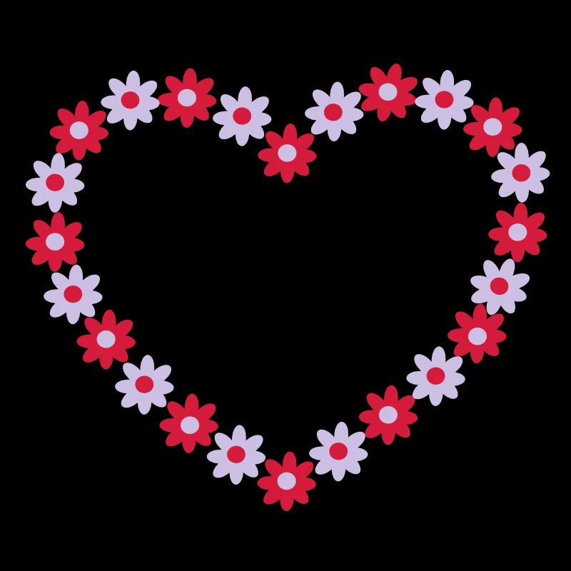 Un cœur de fleurs