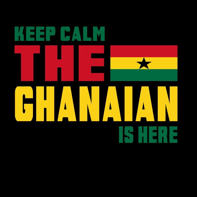 Keep Calm Ghana / Geschenk Mali Nationalflagge