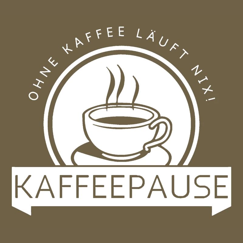 Kaffeepause - weiß