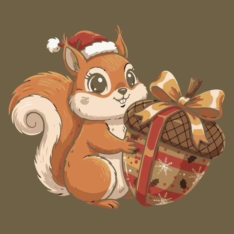 Winterfreude Eichhörnchen Geschenk