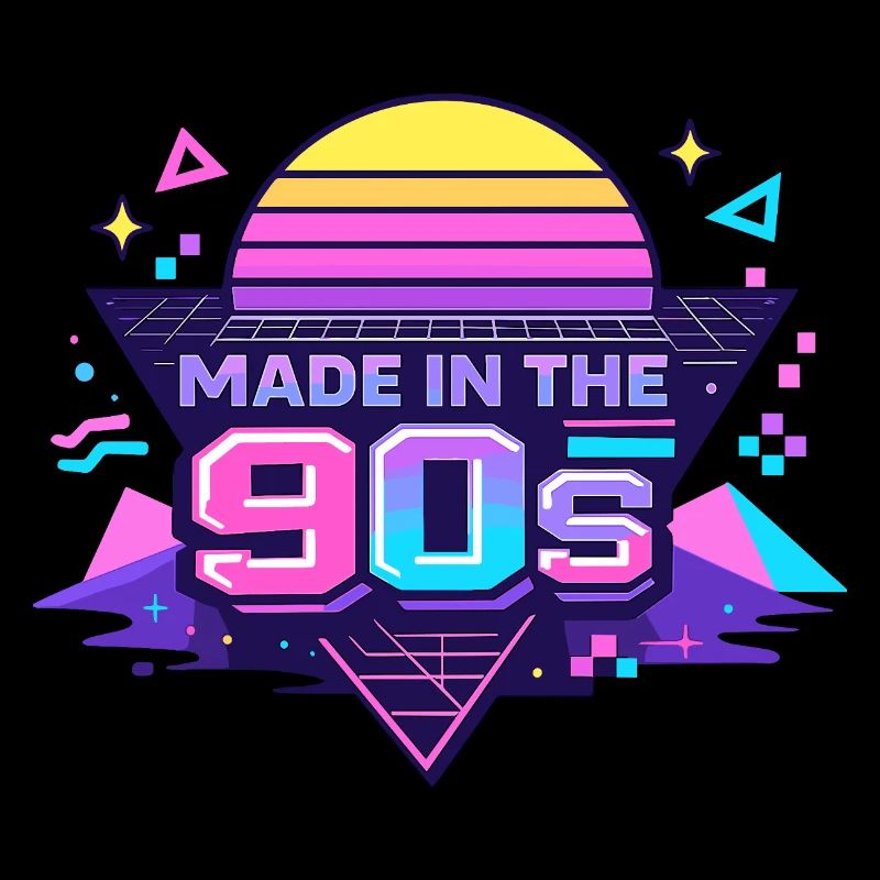 Made in the 90s Retro Neon