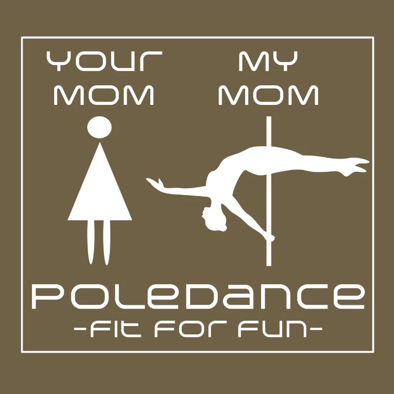 Amusement de maman en pole dance