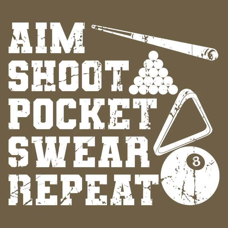 Witziger Billard Spruch