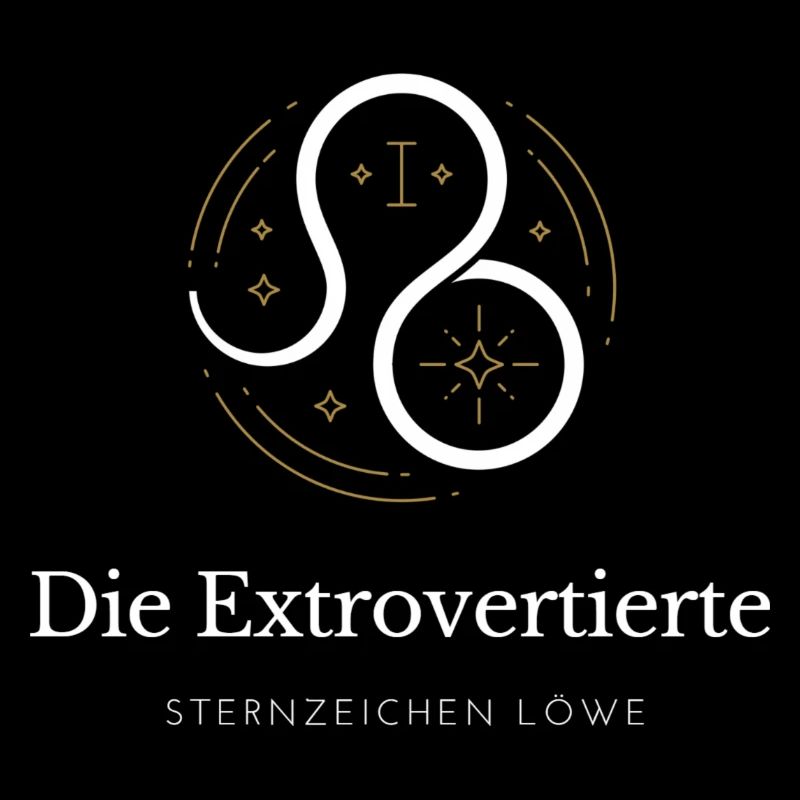 Leo Extrovert Logo Sternzeichen