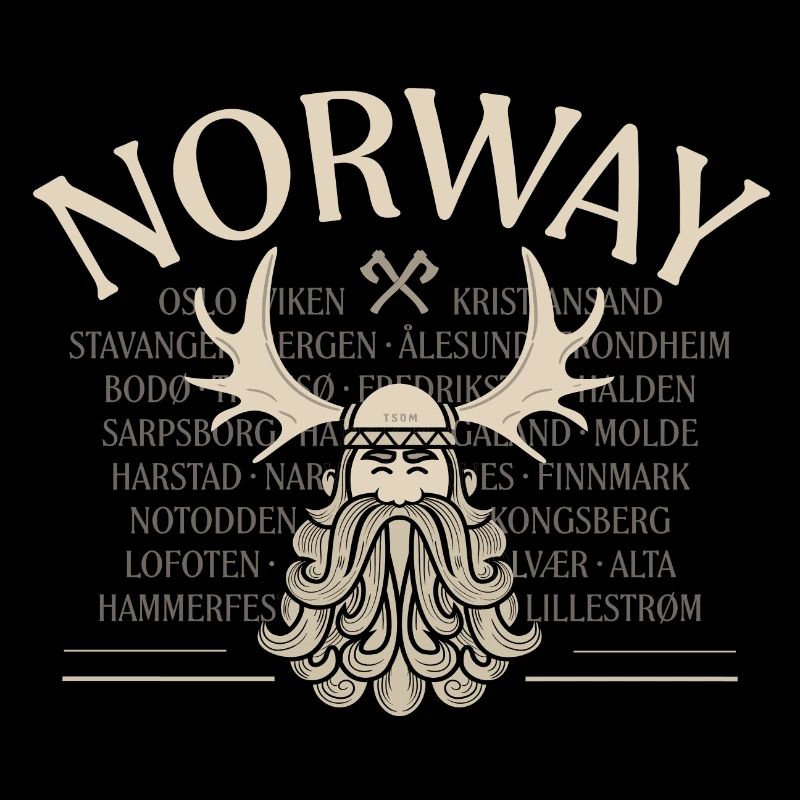 Norvège - Barbe de Viking - Mousses