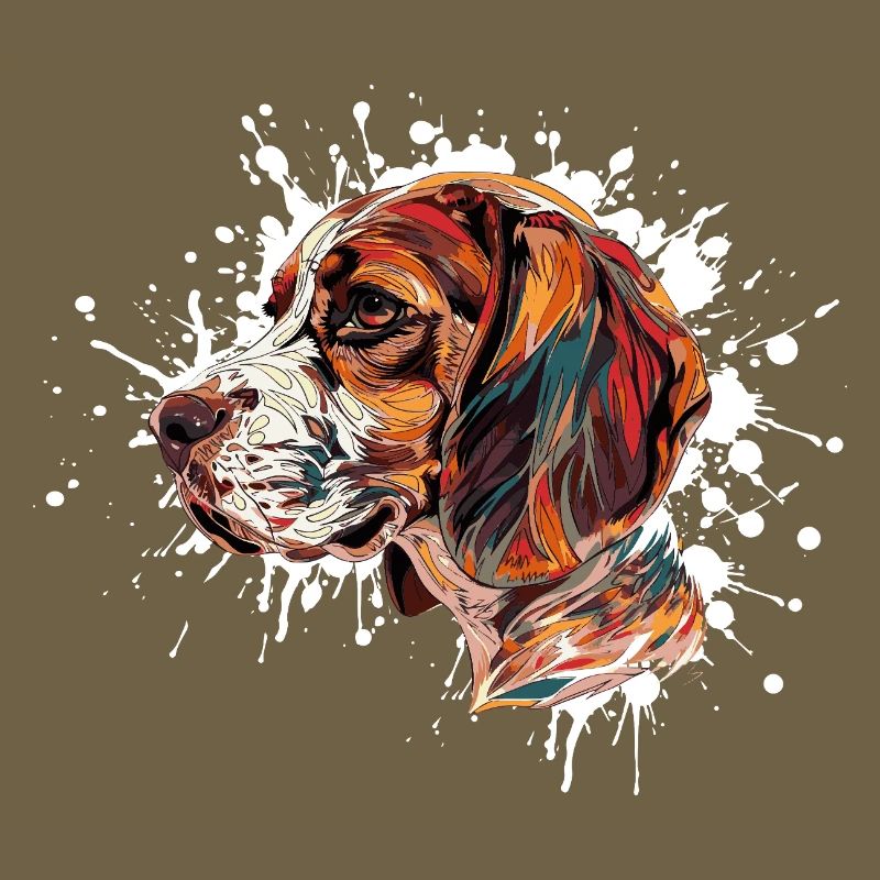 Beagle Farbexplosion