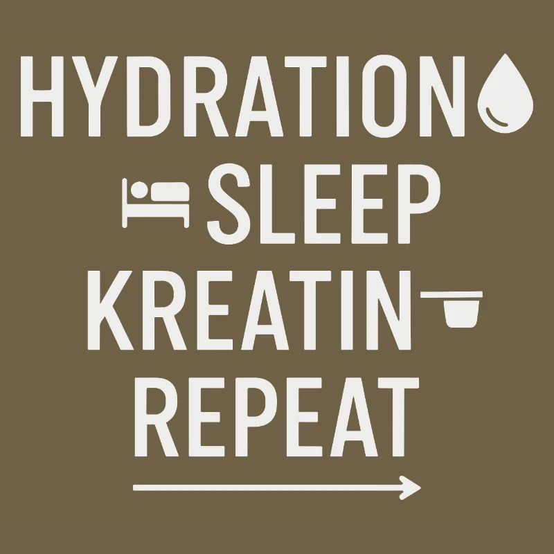 Hydratation Sommeil Créatine Répéter
