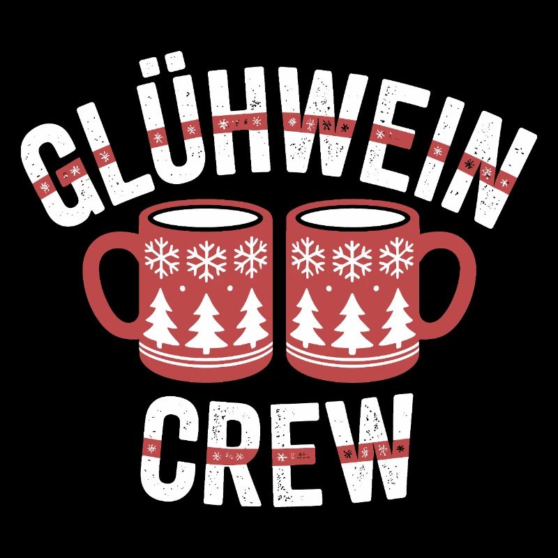 Équipe du vin chaud Marché de Noël joyeux