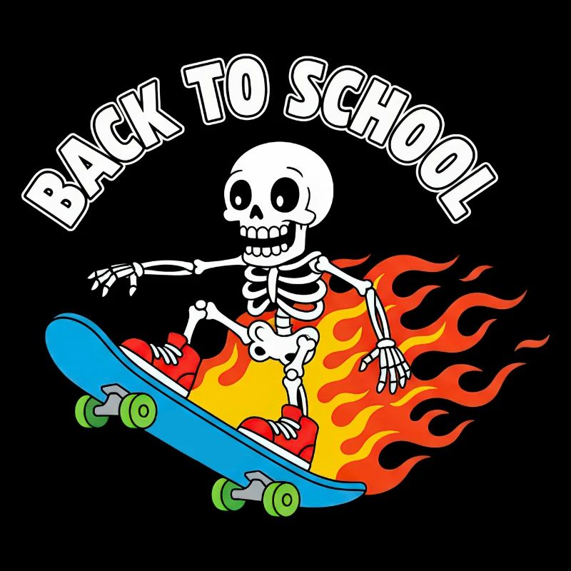 Back to School Skeleton Skate