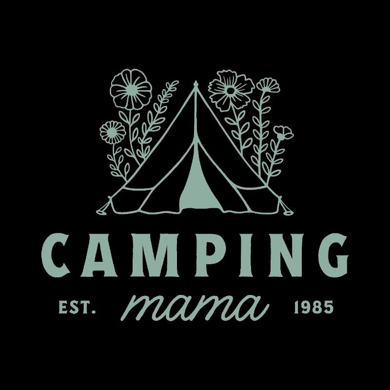 Camping Mama Mama Camper Mama Ästhetik