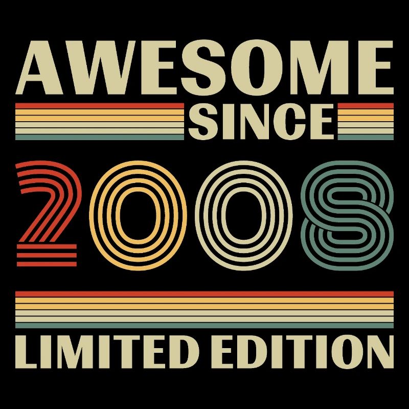 2008 Vintage Retro Birthday Gift
