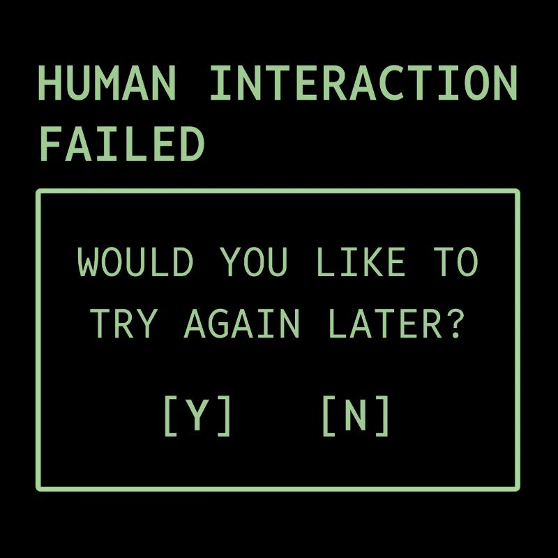 Interaction humaine échouée