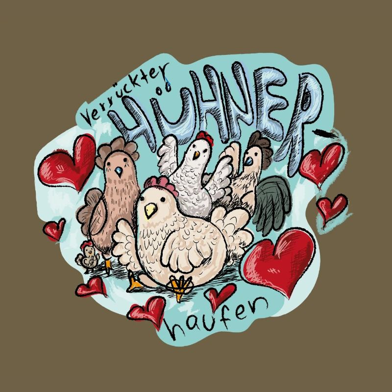 Verrückter Hühnerhaufen