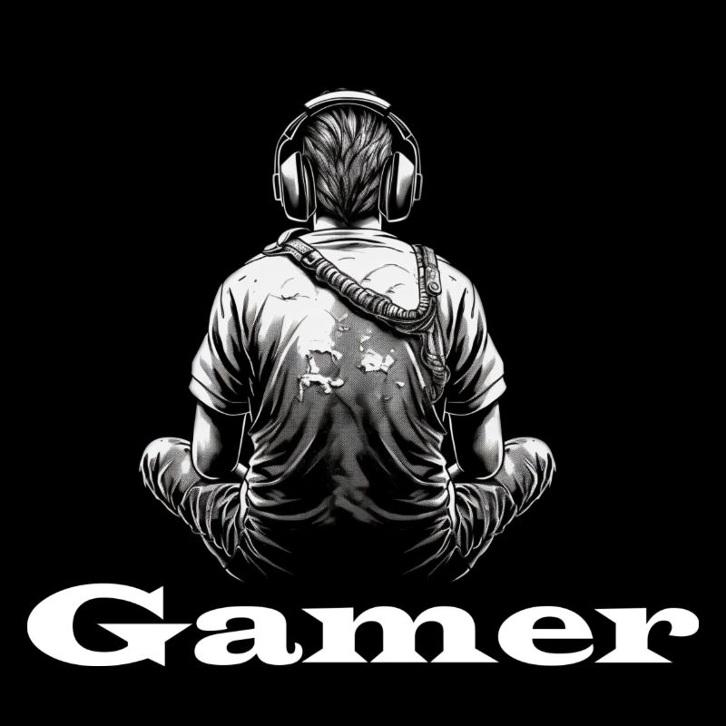 Gamer blanc