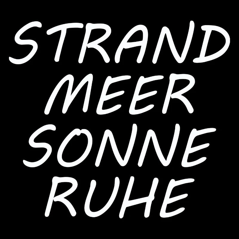 STRAND MEER SONNE RUHE