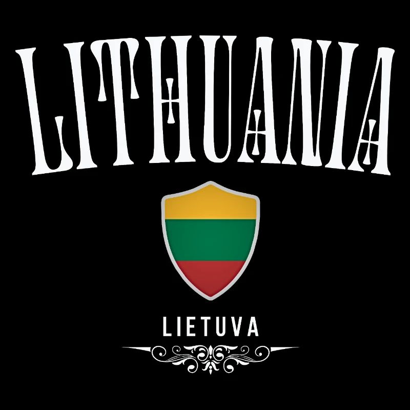 Litauischer Stolz, minimalistisches, elegantes Design