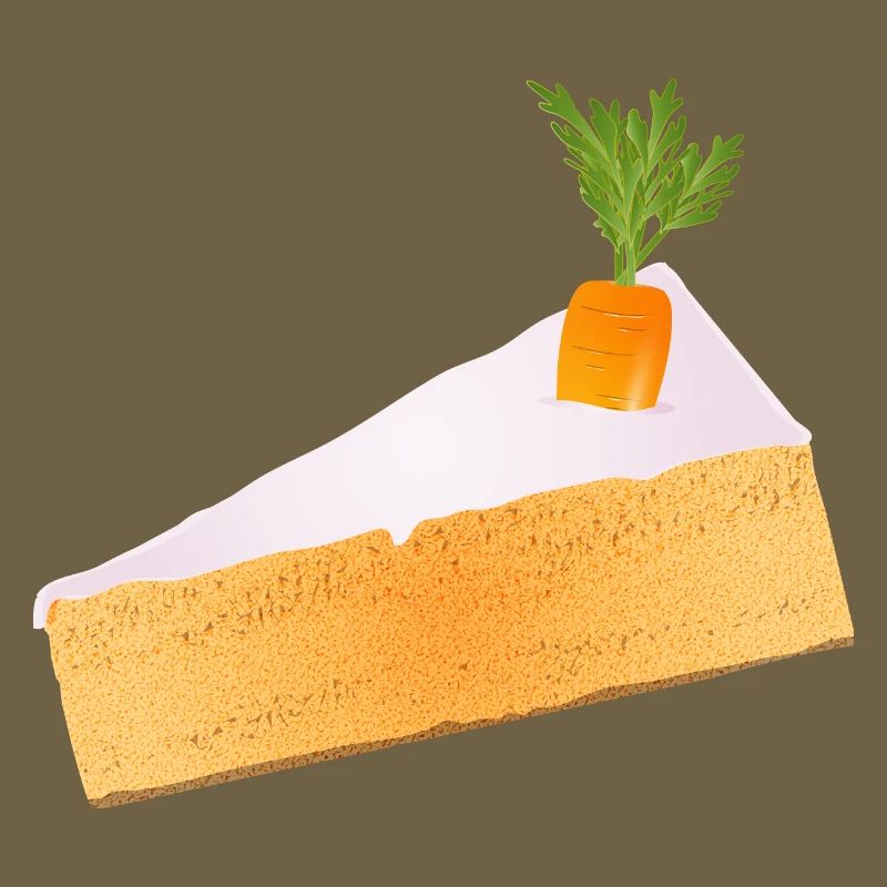 Saftiger Karottenkuchen mit witziger Deko