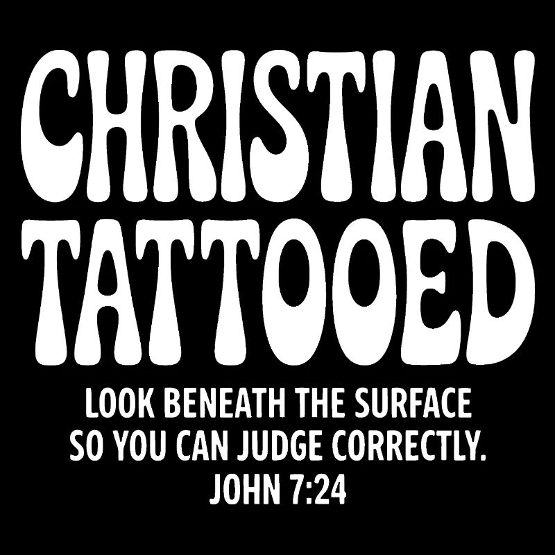 Typographie du vers chrétien tatoué