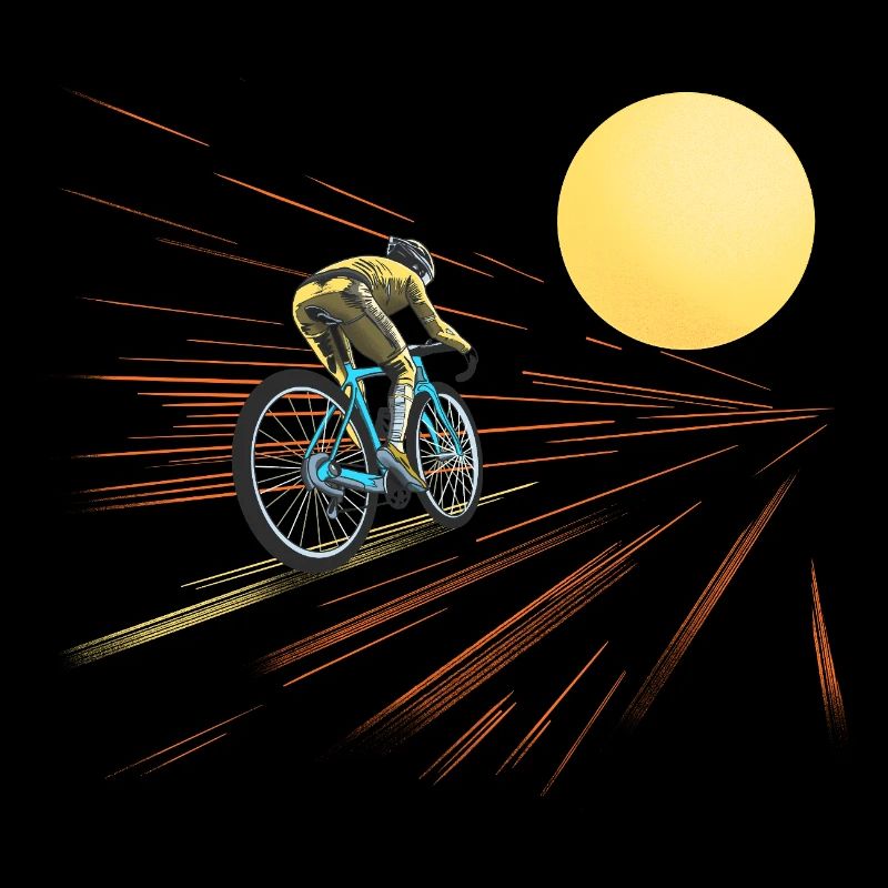 Radfahren zur Sonne