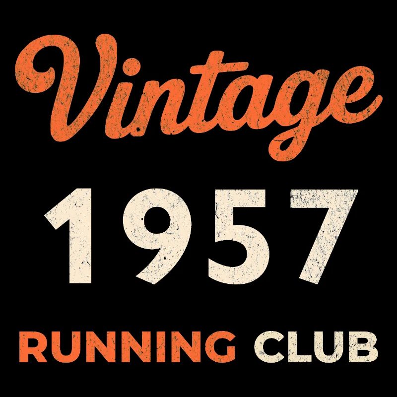 Idée cadeau d’anniversaire vintage du club de course de course de 1957