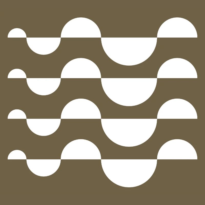 Wavy Stripe Mosaic