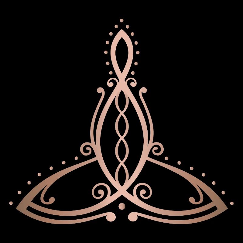 Symbole de la maternité celtique Mère avec quatre enfants