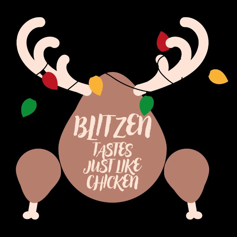 Decorated thigh: chicken flavour