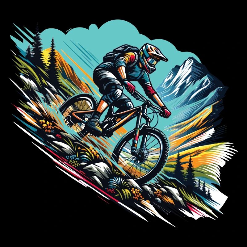 Downhill Abenteuer Im Gebirge