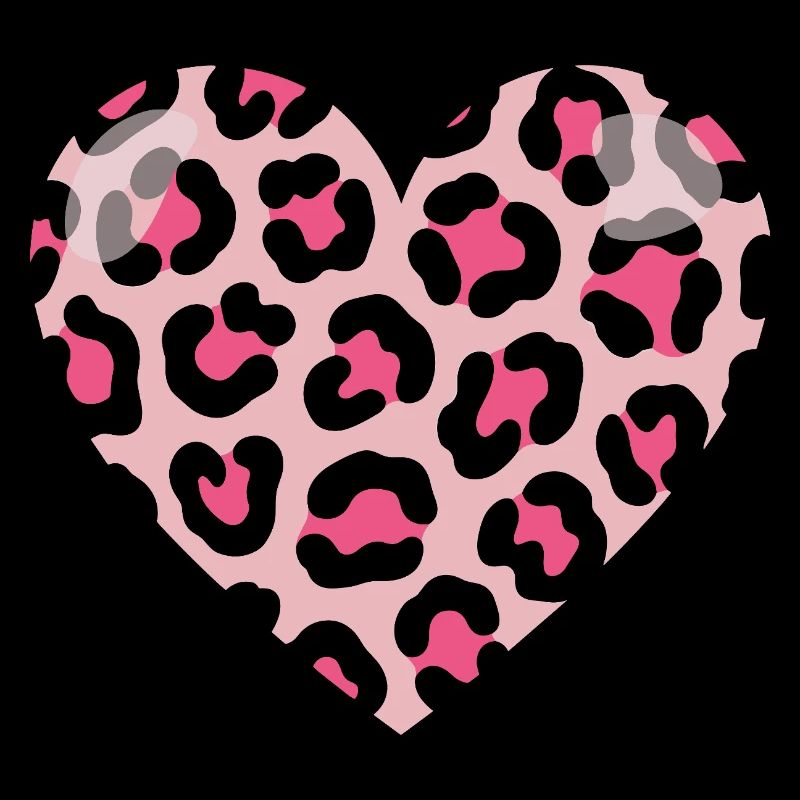 Cœur d'amour léopard
