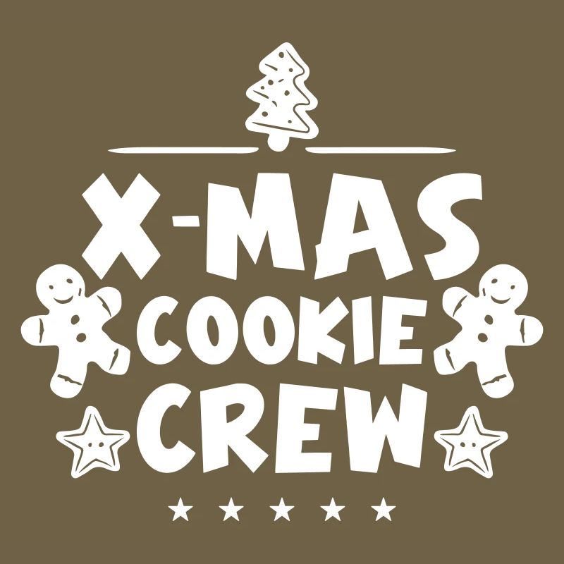 Équipe de cuisson des biscuits de Noël
