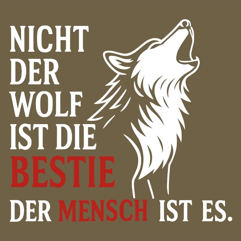 CoolesWolfs design with saying