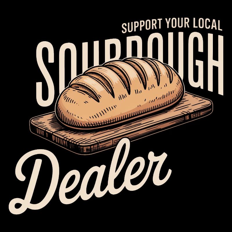 Logo local du marchand au levain