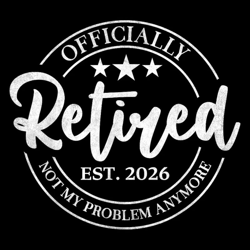 Officially Retired 2026 Badge