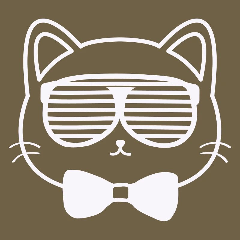 Sun cat with bow tie