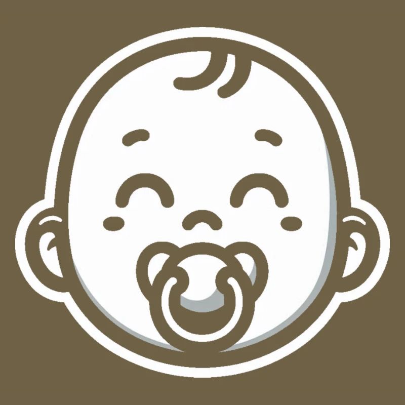 Baby with pacifier