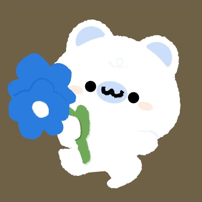 Romantischer Eisbär