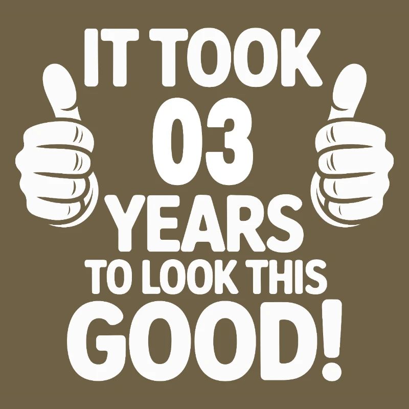Conception de t-shirt de célébration du 3e anniversaire