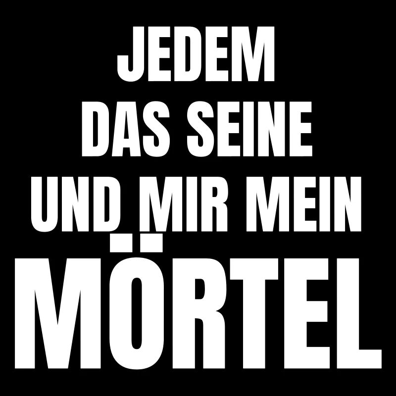 Maurer adore son mortier.