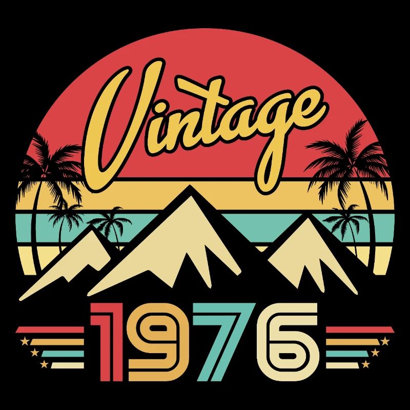Année de Naissance 1976 Cadeau d'anniversaire 1976