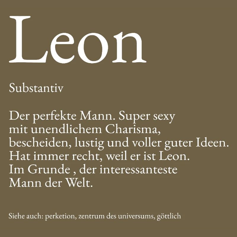 Leon Dictionary Explanation First name Lukas