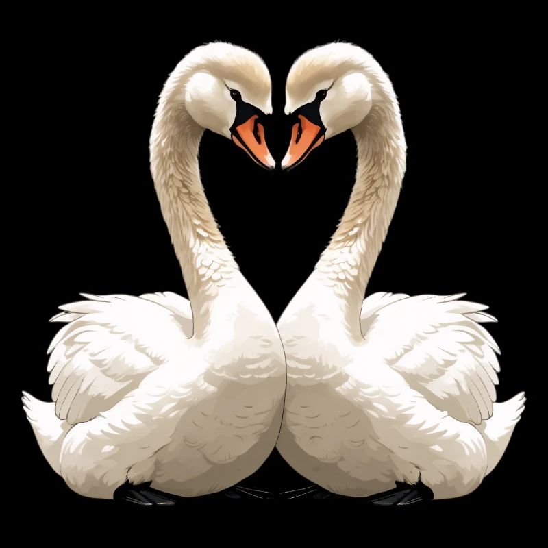 Silhouette Cœur de Cygne