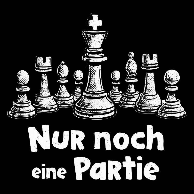 Lustiger Schach Spruch Shirt Nur Noch Eine Partie