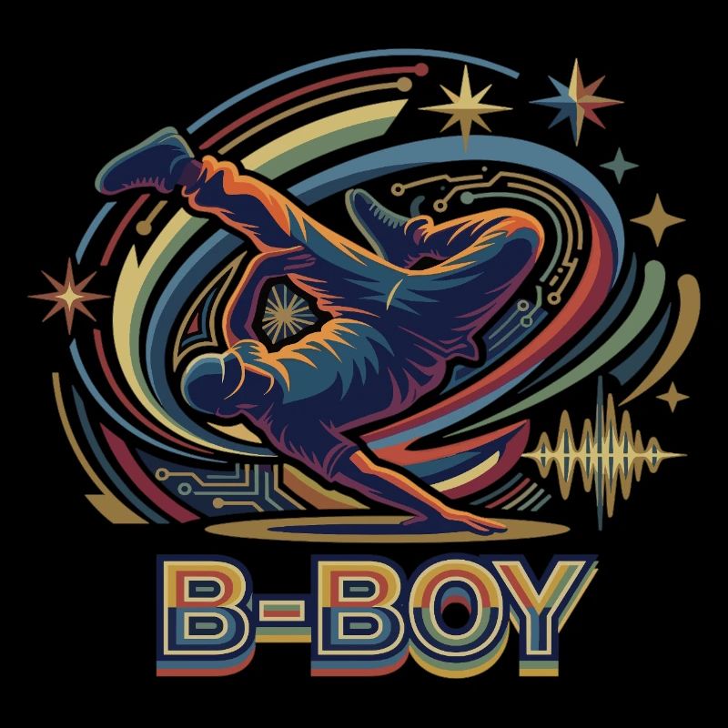 Breakdance B-Boy Hip Hop Streetdance