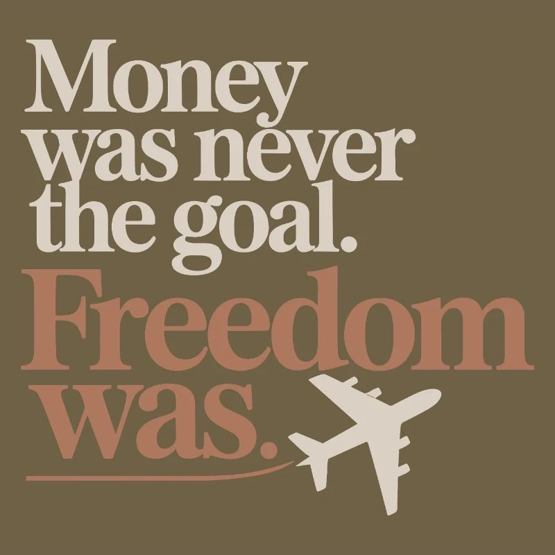 Objectif financier Esprit de liberté Entrepreneur Liberté