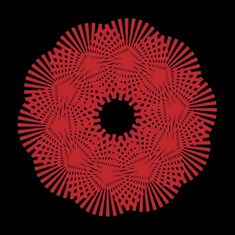 Mandala | Rayons de soleil | Modèle