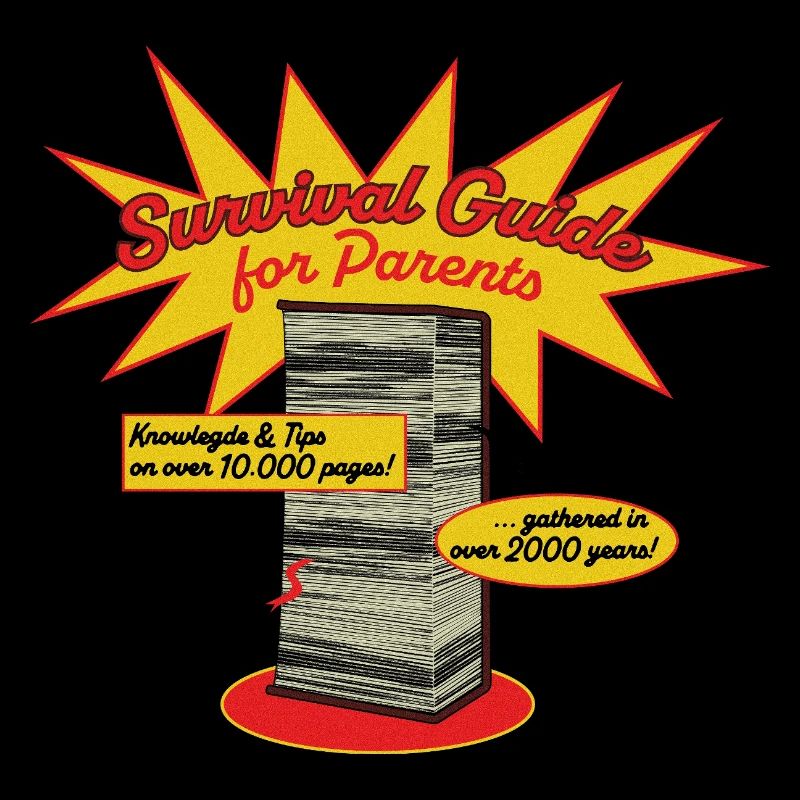 Survival Guide für Eltern - Retro Comic Style